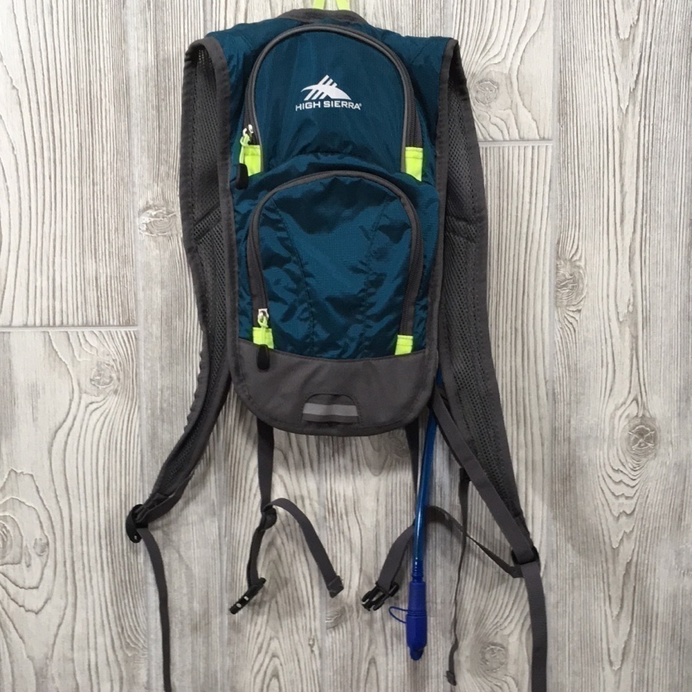 High Sierra HydraHike 4L Hydration Backpack Blue Lagoon Slate